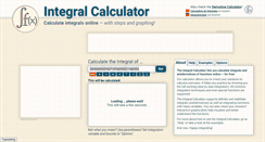 Desktop Screenshot of integral-calculator.com